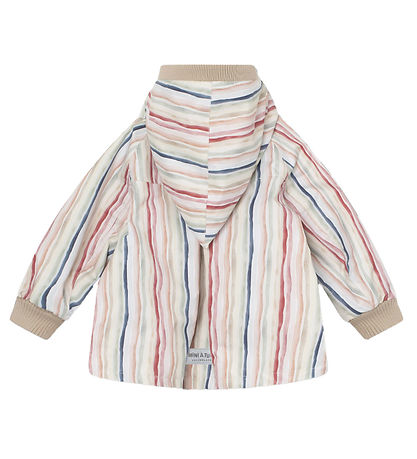 Mini A Ture Sommerjacke - MatWiami Fleece - Aquarellstreifen