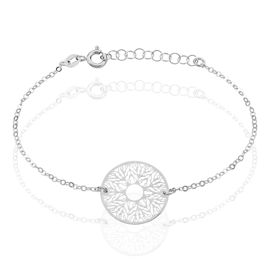 Bracelet Lauretta Argent Blanc