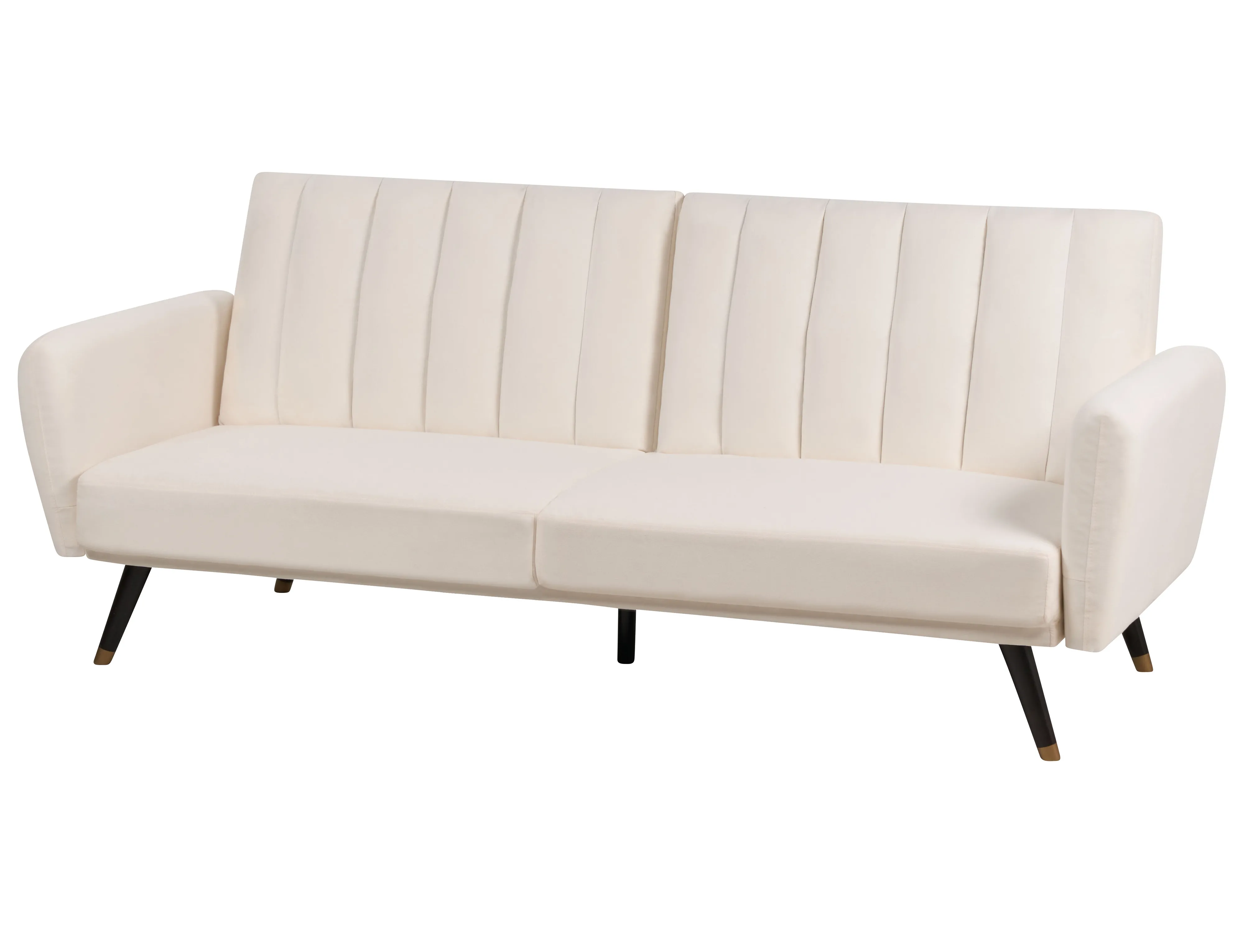 Slaapbank 3-zits VIMMERBY Stof Lichtbeige