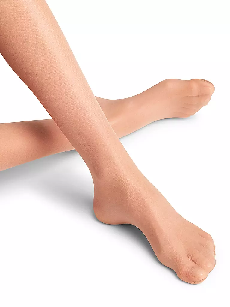 FALKE Kniestrümpfe Seidenglatt 15 DEN Powder beige
