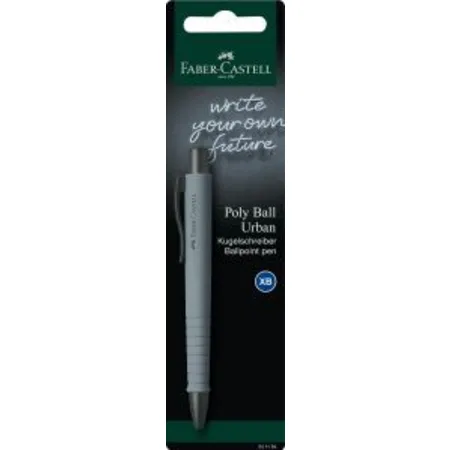Faber-Castell Kugelschreiber Poly Ball Urban Black, 1 Stück, 5-fach sortiert
