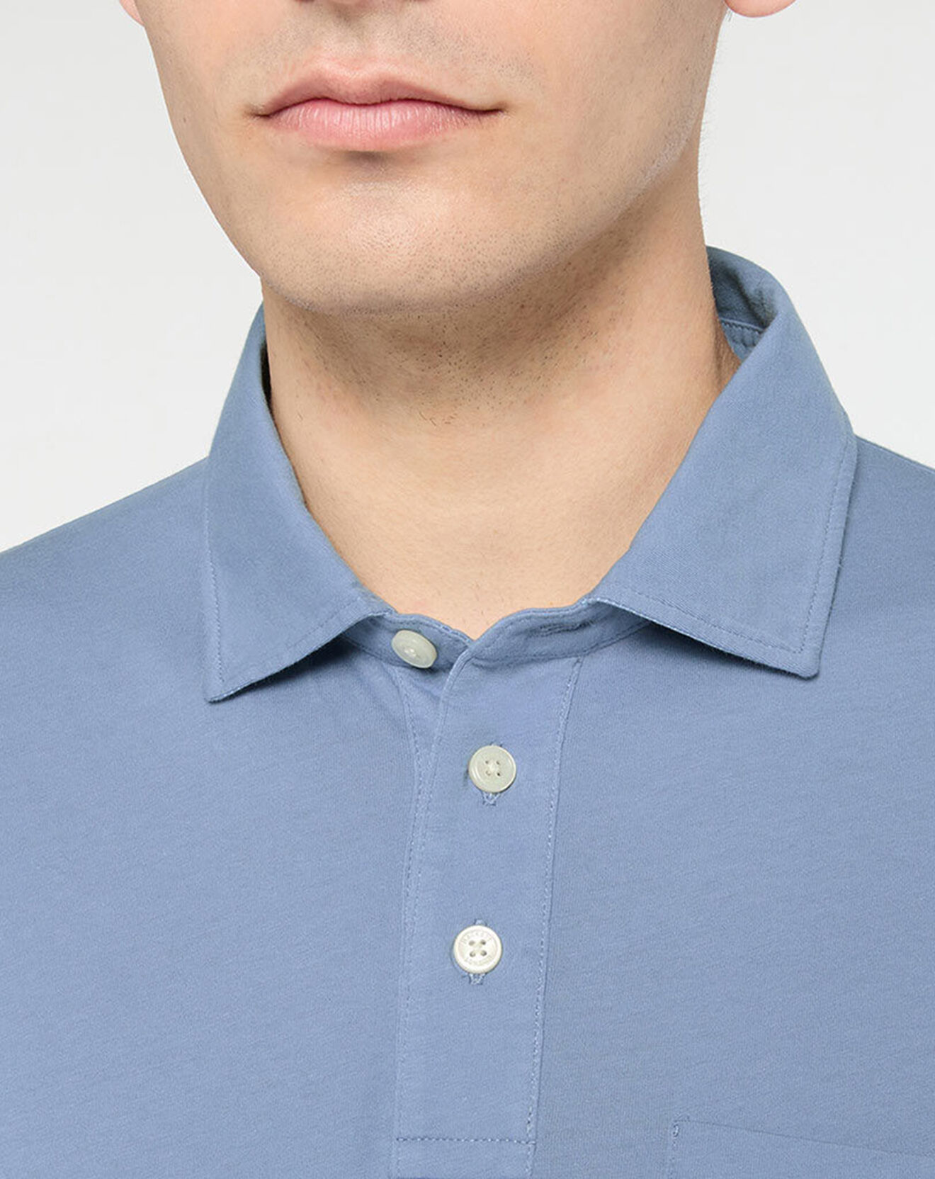 Hackett London Polo Regular Fit Jersey bleu ciel