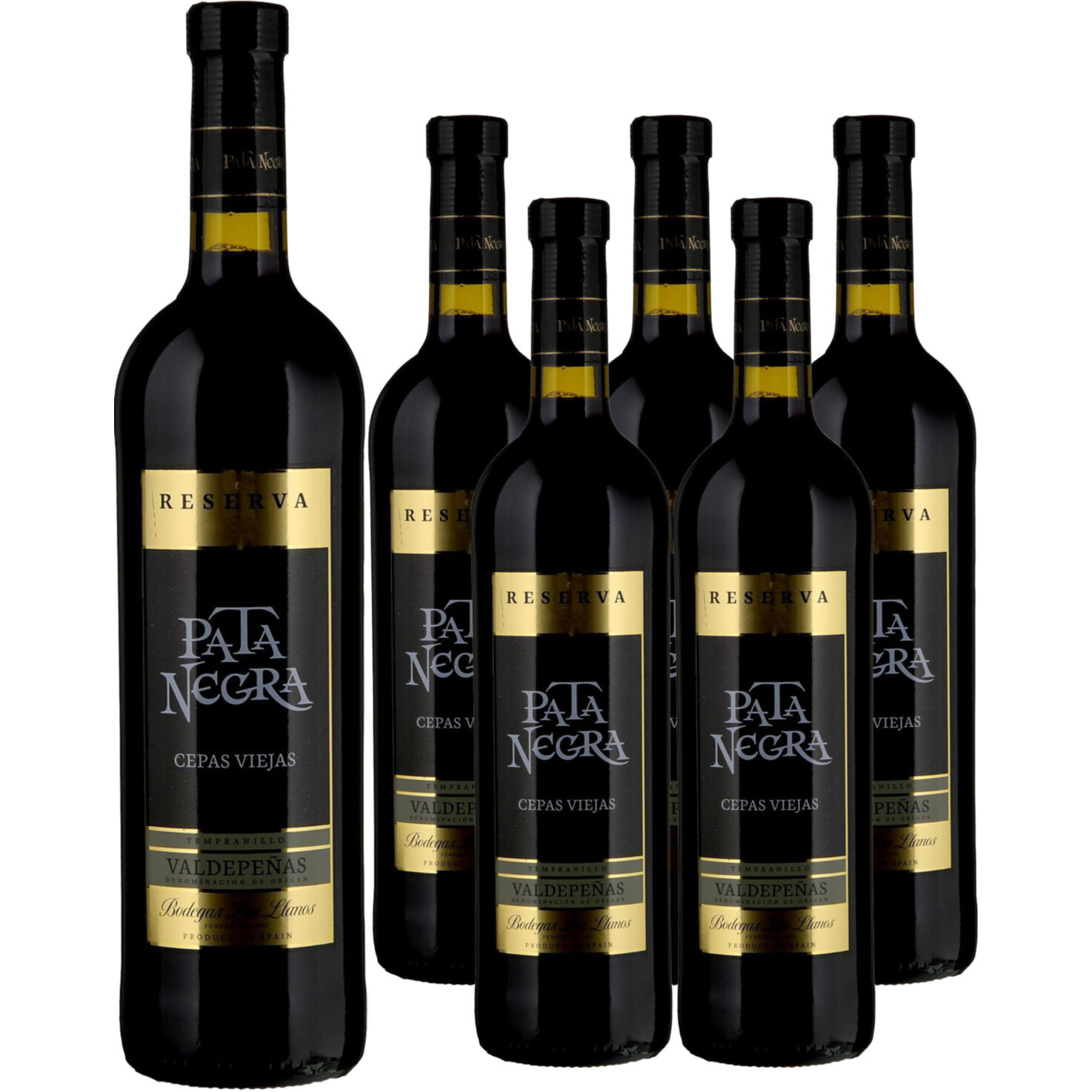 Valdepeñas DO Reserva Pata Negra 6x 75cl -6x 75cl