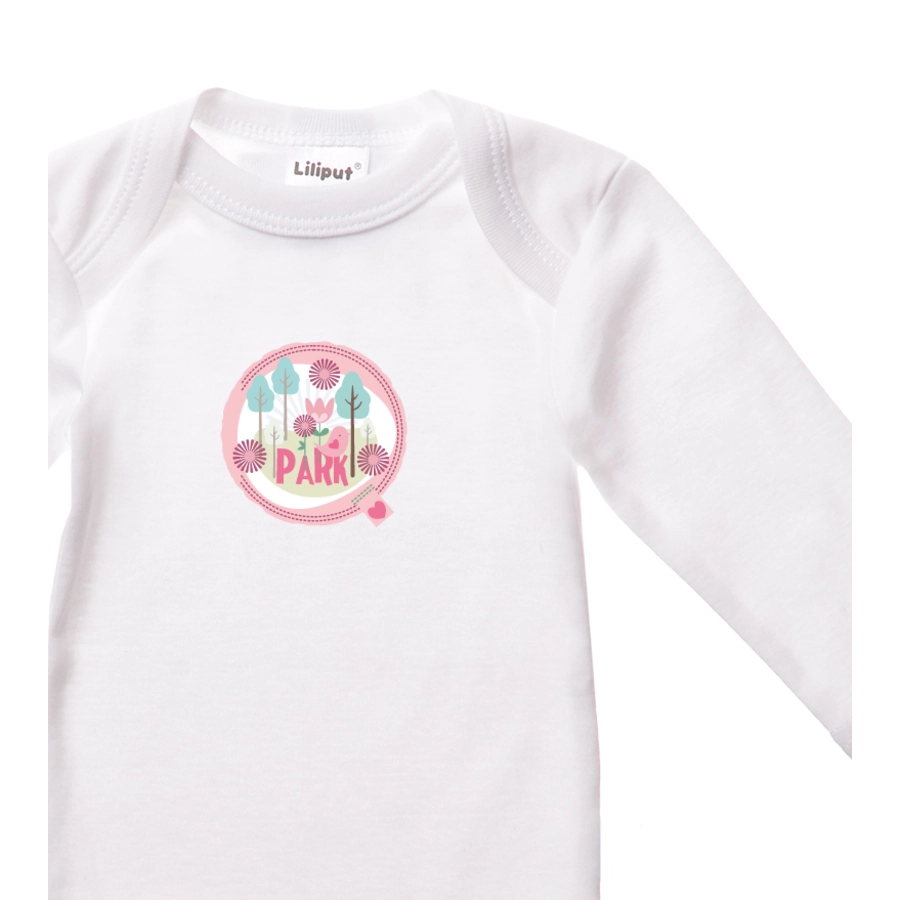 Liliput Amineckbody 2er Pack AOP PFERD und Frontprint weiß, rosa