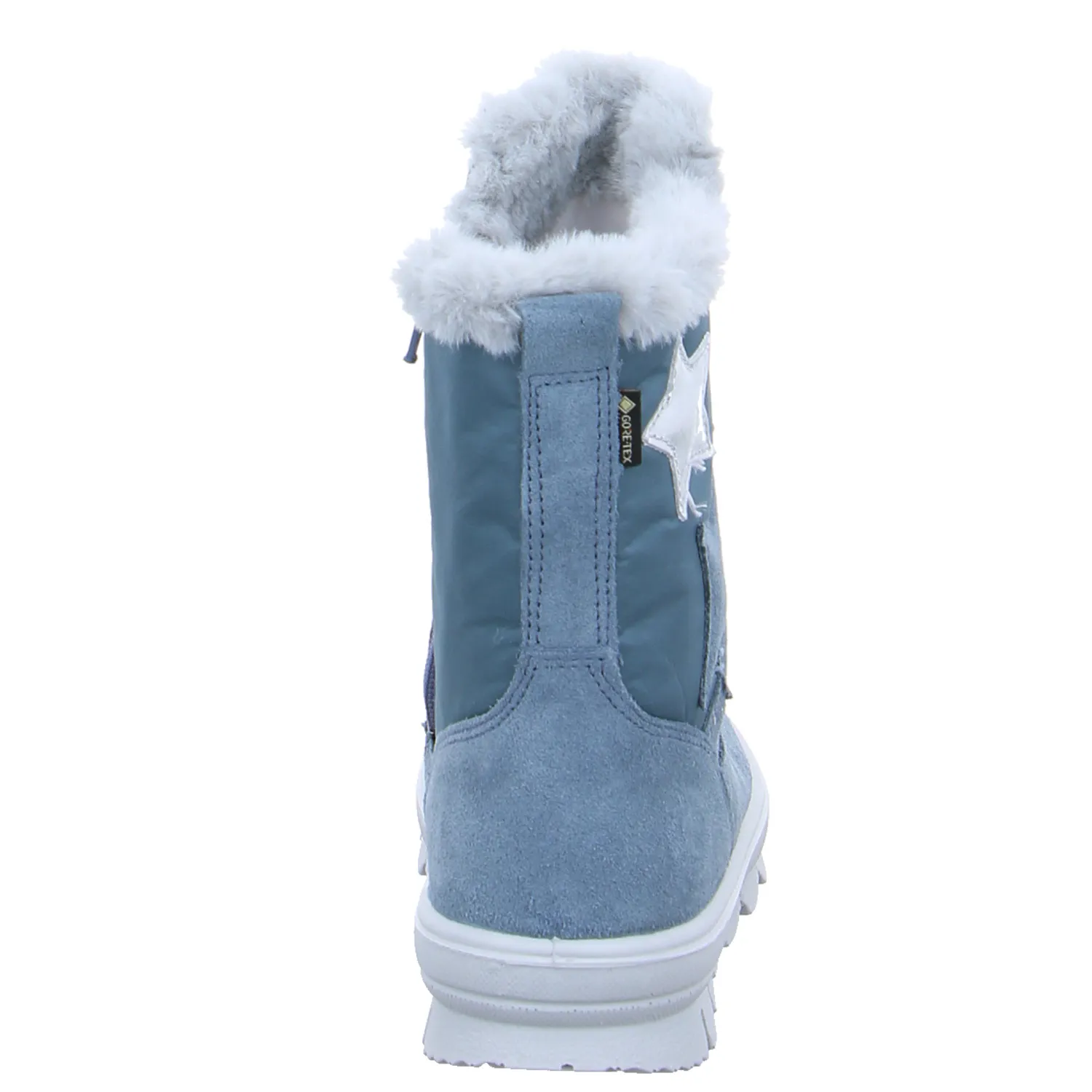 SUPERFIT Kleinkinder-Winterstiefel Jeansblau Textil  Stiefel