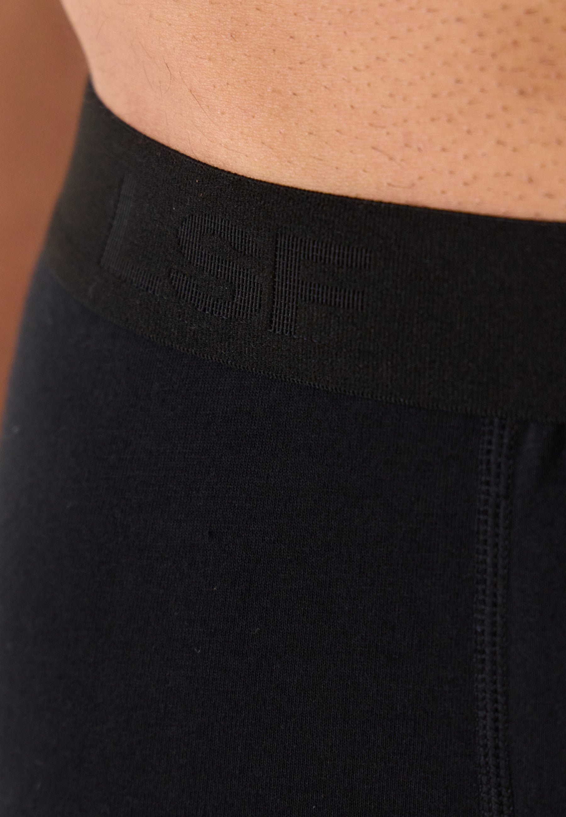Boxer long en coton-Michel Noir
