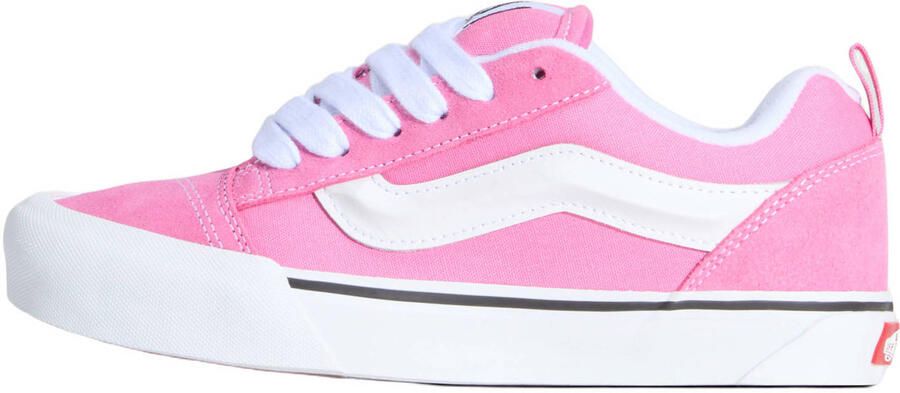 VANS KNU Skool suede sneakers roze wit