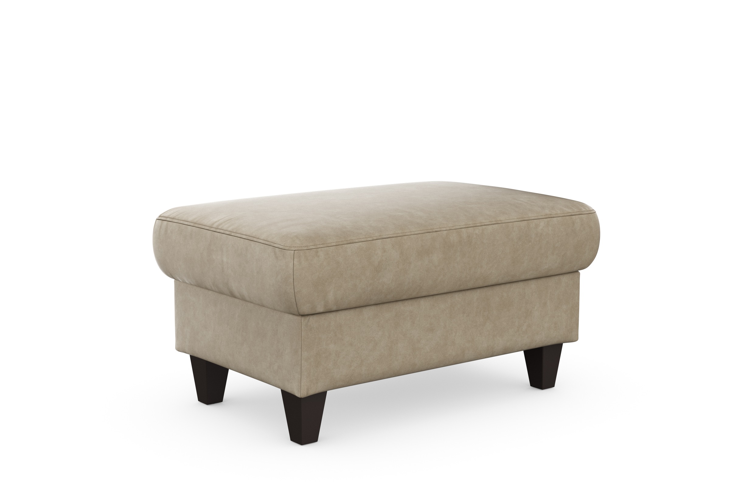 sit&more Stauraumhocker »Farö« mit Stauraum und Federkern und wengefarbenen Füssen