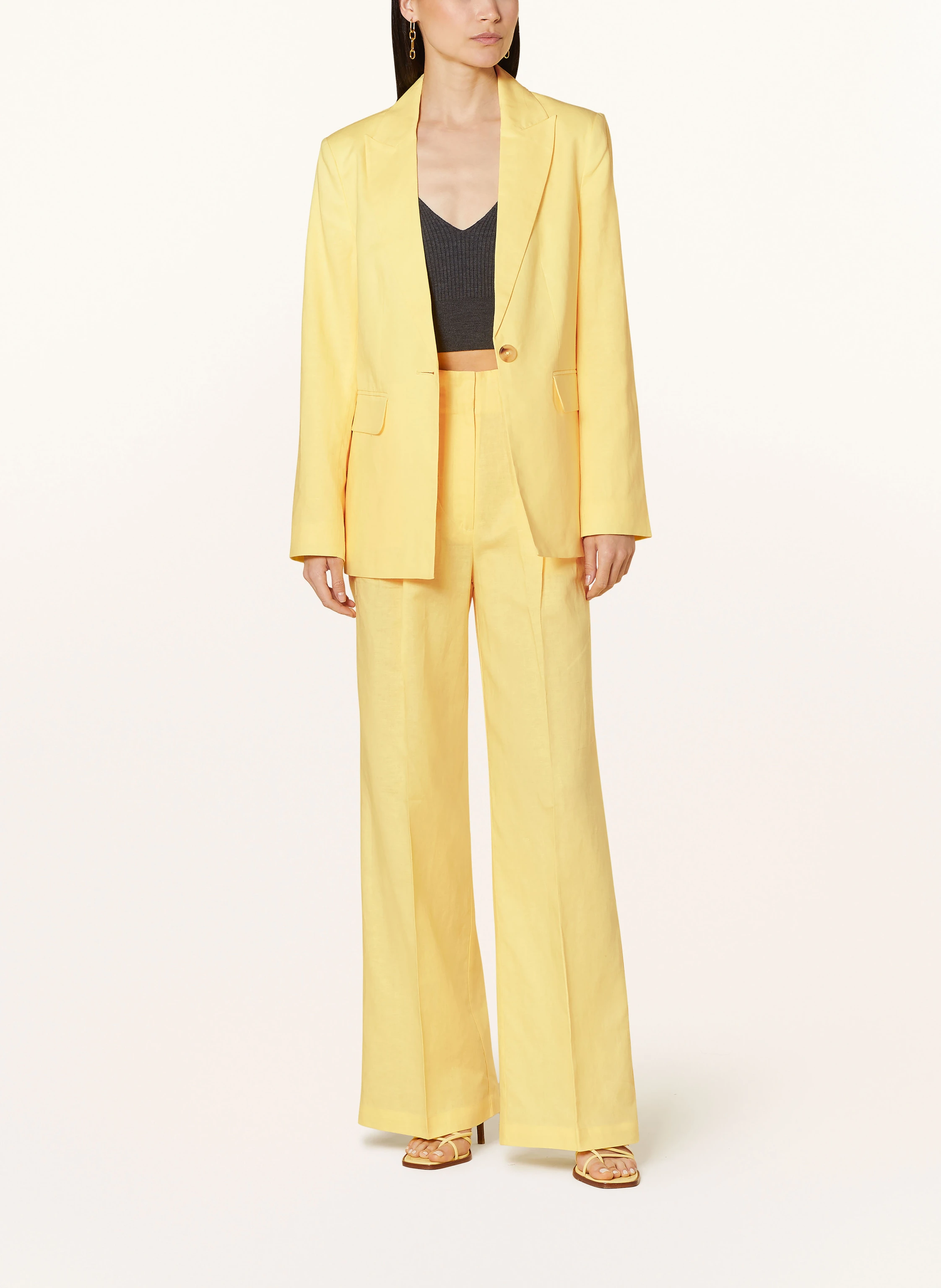 MRS & HUGS Blazer mit Leinen
