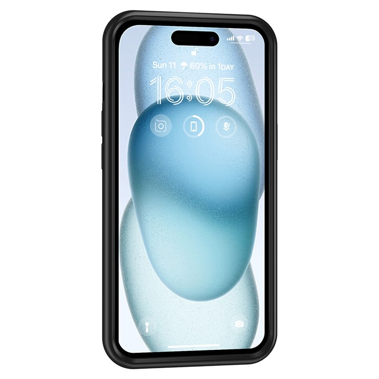 iPhone 15 Plus MagSafe Backpack Akku Case Schutzhülle (8500mAh) - Schwarz