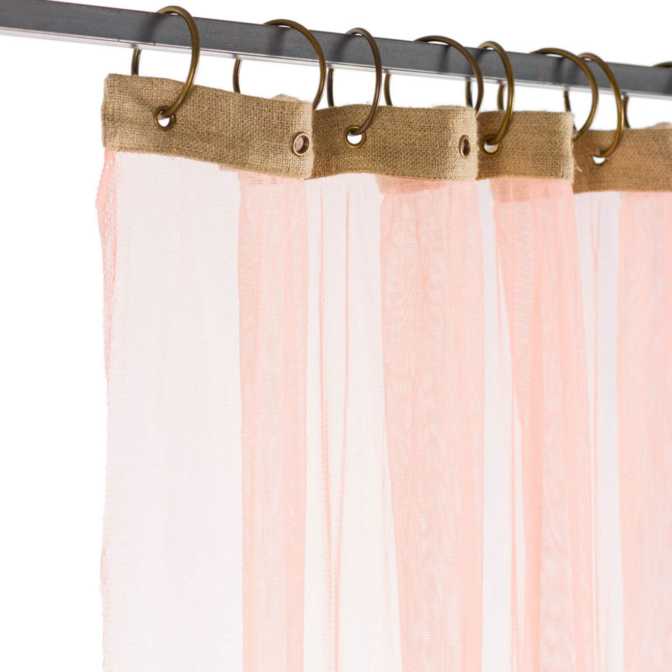 En Fil d'Indienne Voilage Tulle dragee - 120x300 cm