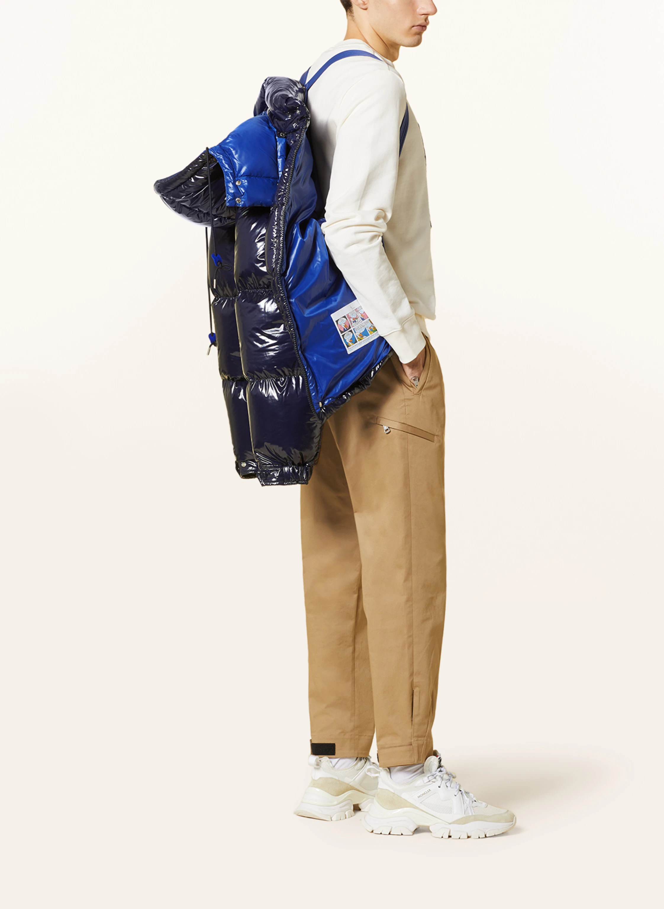 MONCLER Daunenjacke PRESENT KARAKORUM mit abnehmbarer Kapuze und Ärmeln