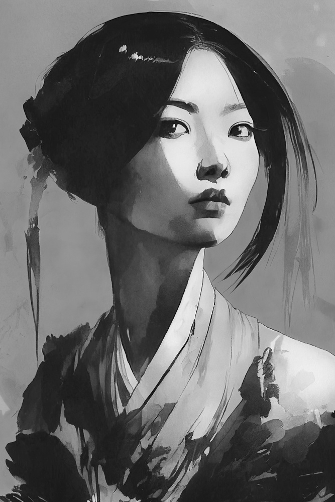 Akustikbild ASIA GIRL 80x120cm, 7kg