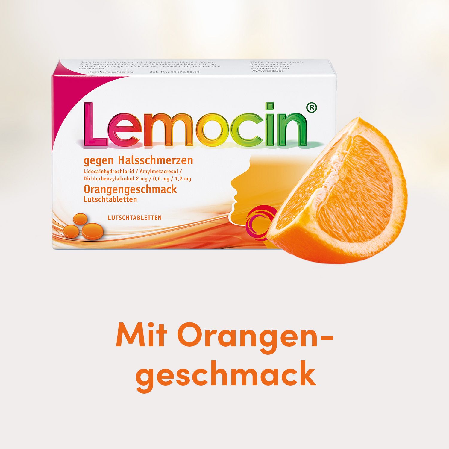 Lemocin gegen Halsschmerzen Honig-Zitrone
