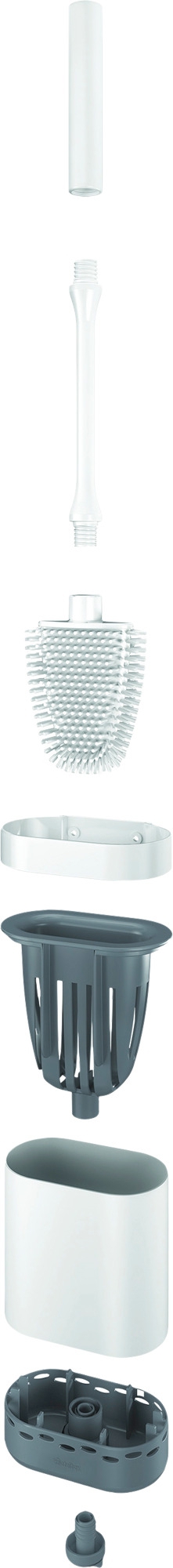 Metaltex Cleany WC-Bürste weiß/grau