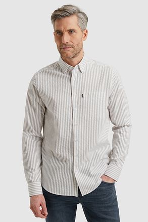 Vanguard Overhemd Dobby Streep Beige VSI2503223-7184 kopen