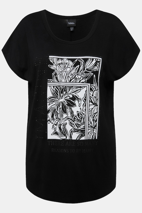 T-Shirt, Dschungel, Rundhals, Halbarm
