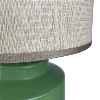 Grande lampe à poser pied en céramique