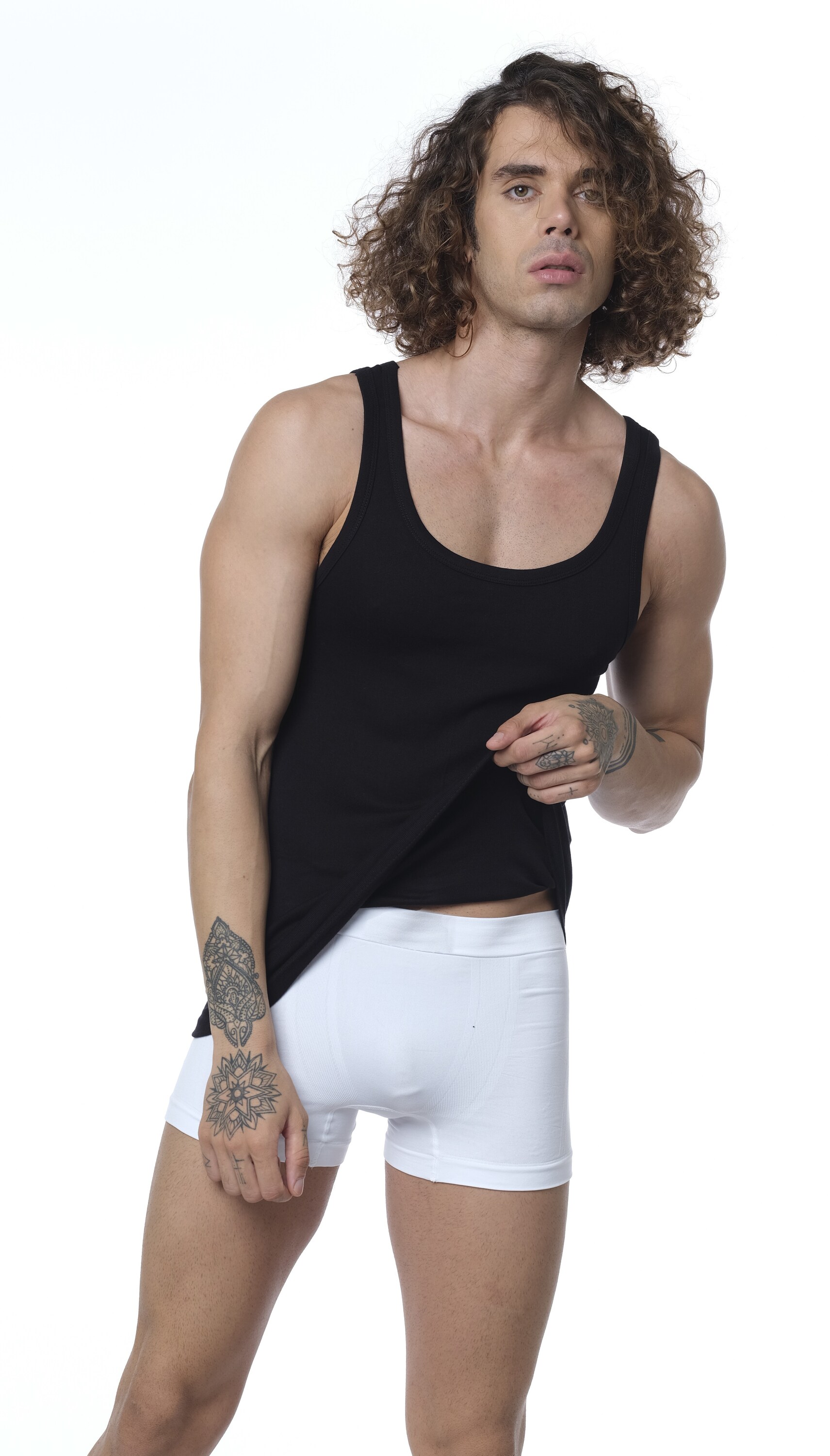 Clark Crown® Tank-Shirt 4 Stück aus Baumwolle