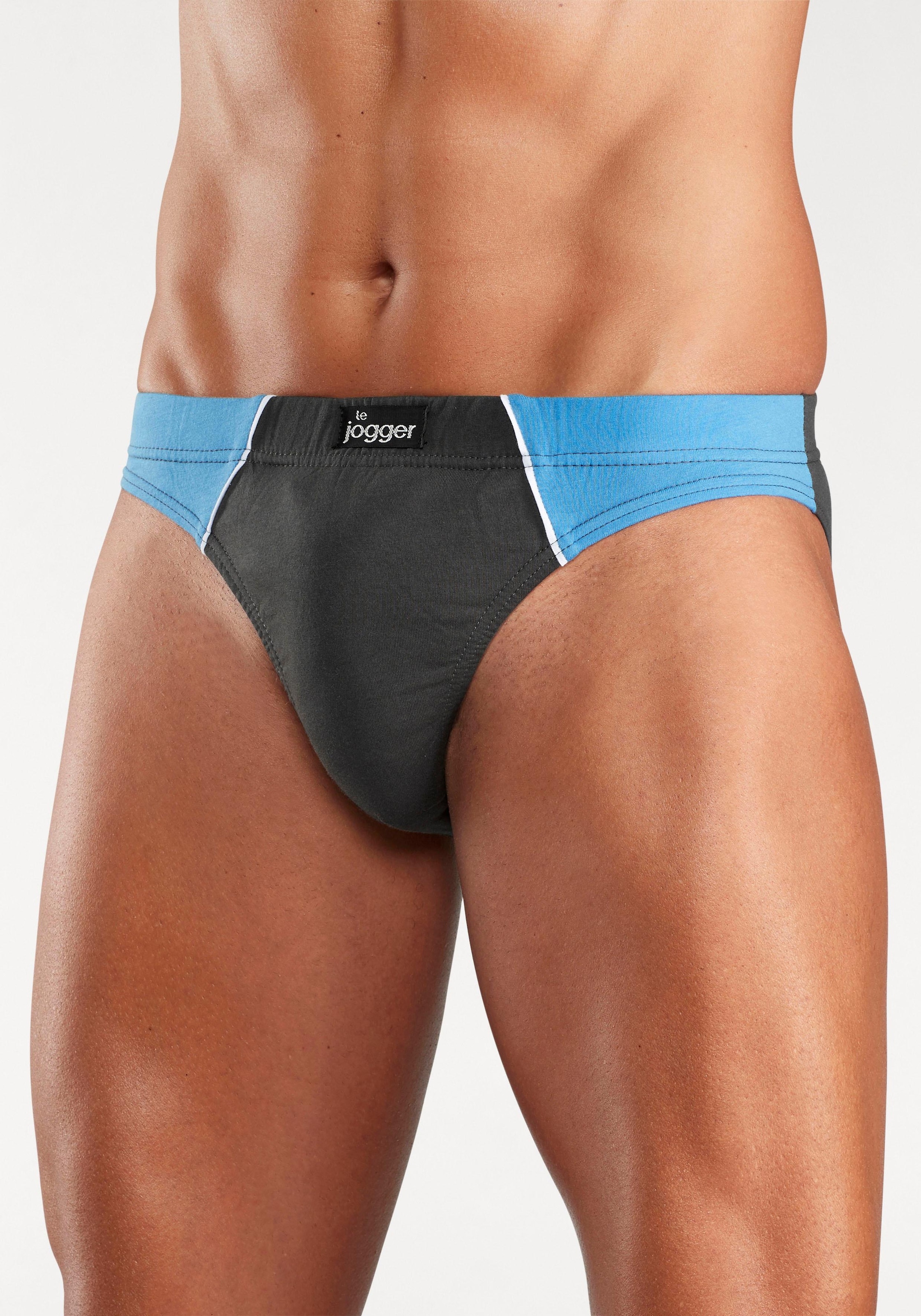 le jogger® Slip Packung, 12 Stk. mit Farbhighlights
