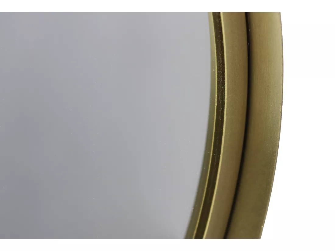 Miroir mural rond Large - Antique or 40*3*40