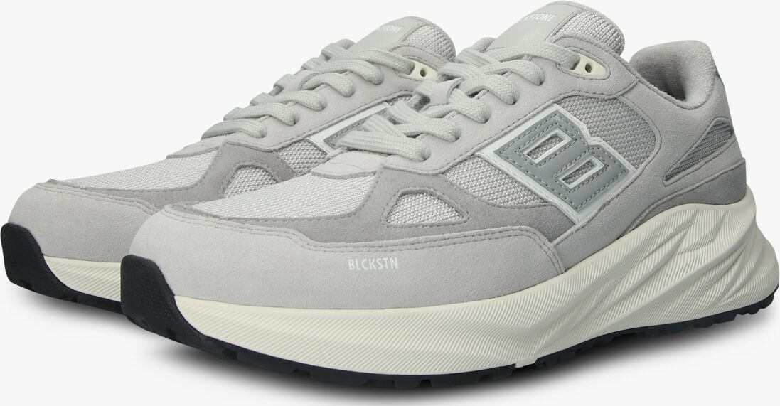grijze blackstone lage sneakers flint moss