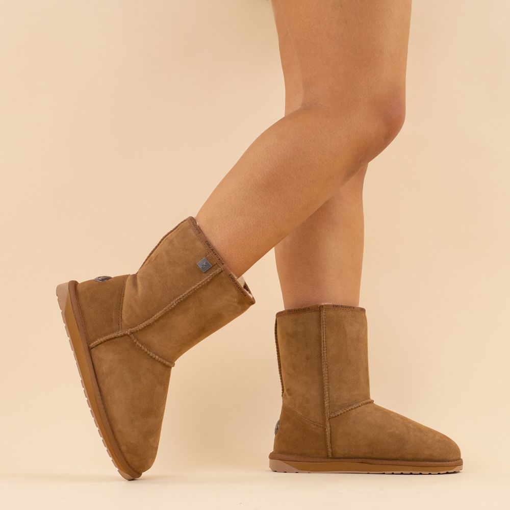 EMU boots Platinum Stinger Slim Lo Chestnut