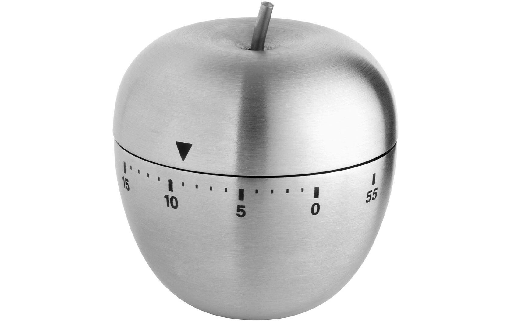 Küchentimer Apfel SilberTimer für die Küche in Apfel Design