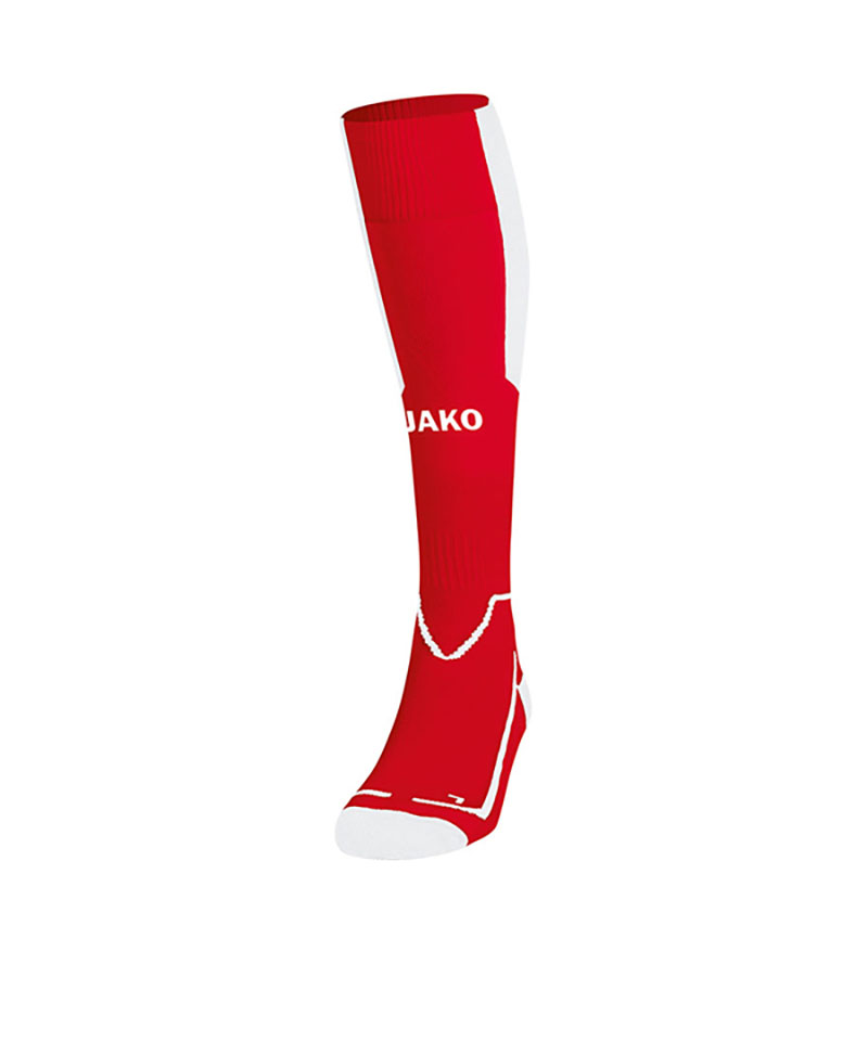 JAKO Lazio Stutzenstrumpf Rot Weiss F05