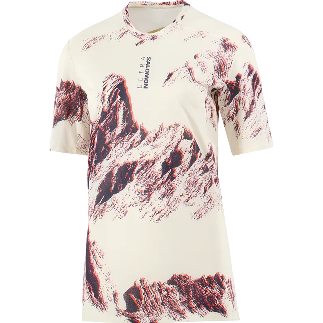 S/LAB SALOMON ULTRA PRINT  Kurzarmshirt Damen VANILLAICE/Print