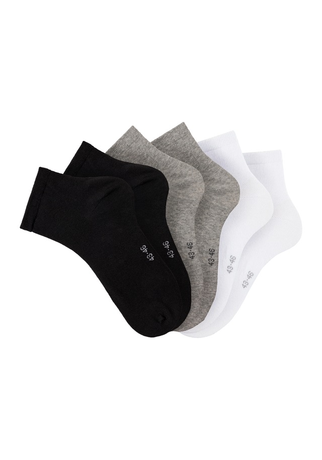 Bench. Kurzsocken Packung, 6 Stk. tlg. mit eingestricktem Markenlogo im Bündchen