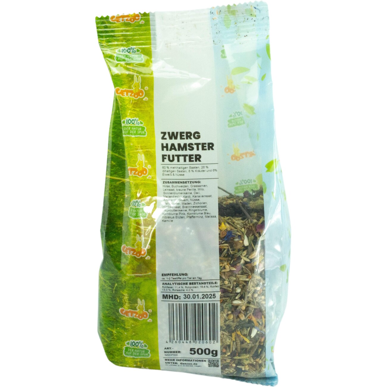 Getzoo Zwerghamsterfutter 500g