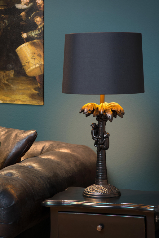 Lucide Coconut tafellamp goud groen