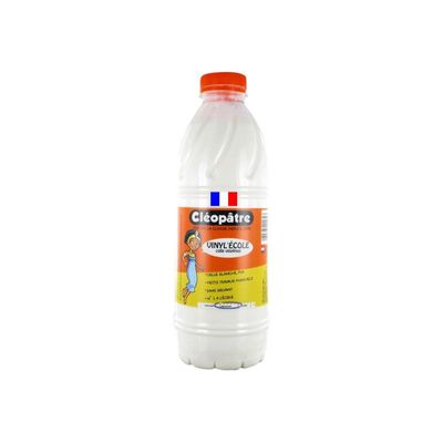 Cléopâtre Vinyl'École - Colle blanche vinylique - 1 kg - Spécial Slime