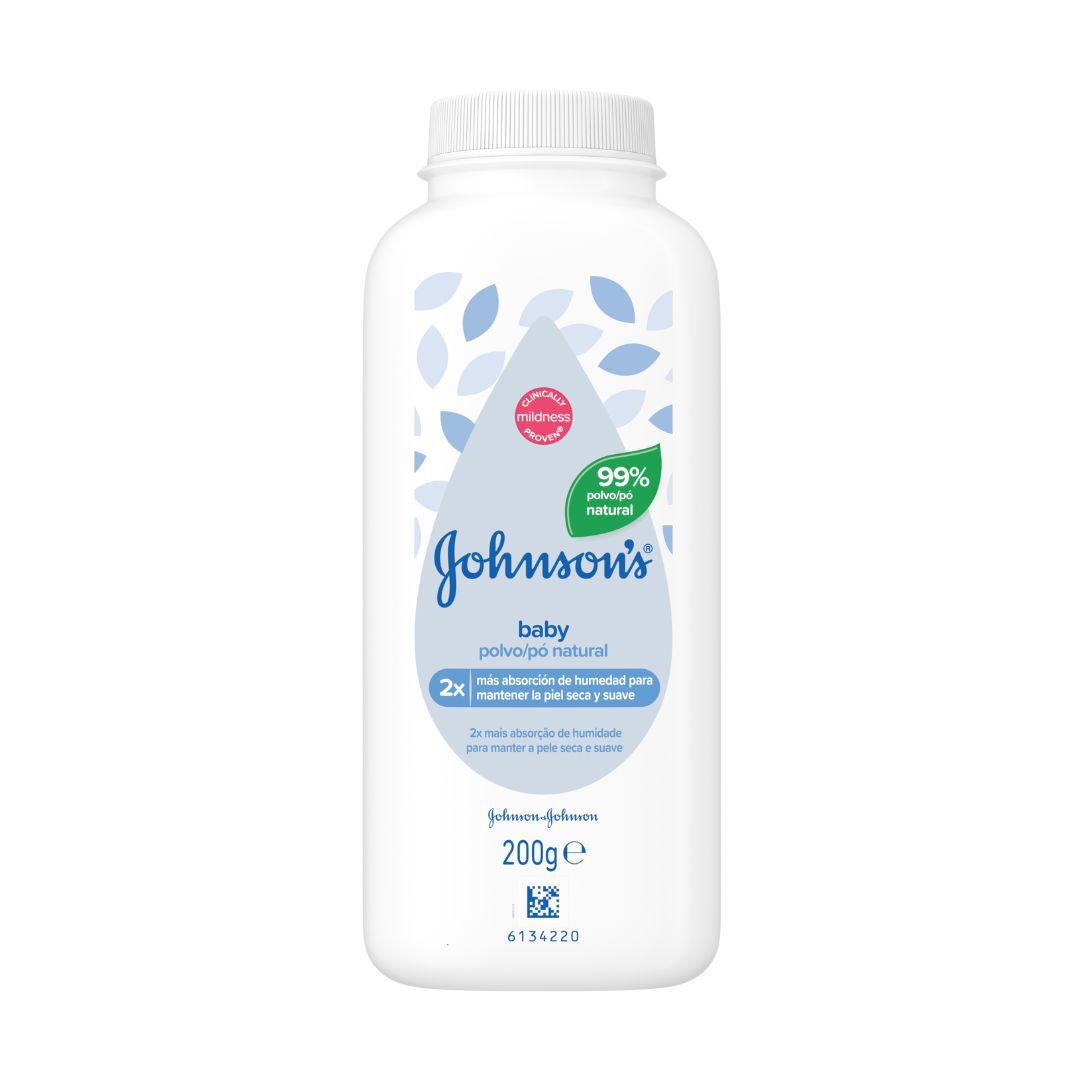 JOHNSON'S BABY  Pó Talco Natural Amido Milho - 200gr