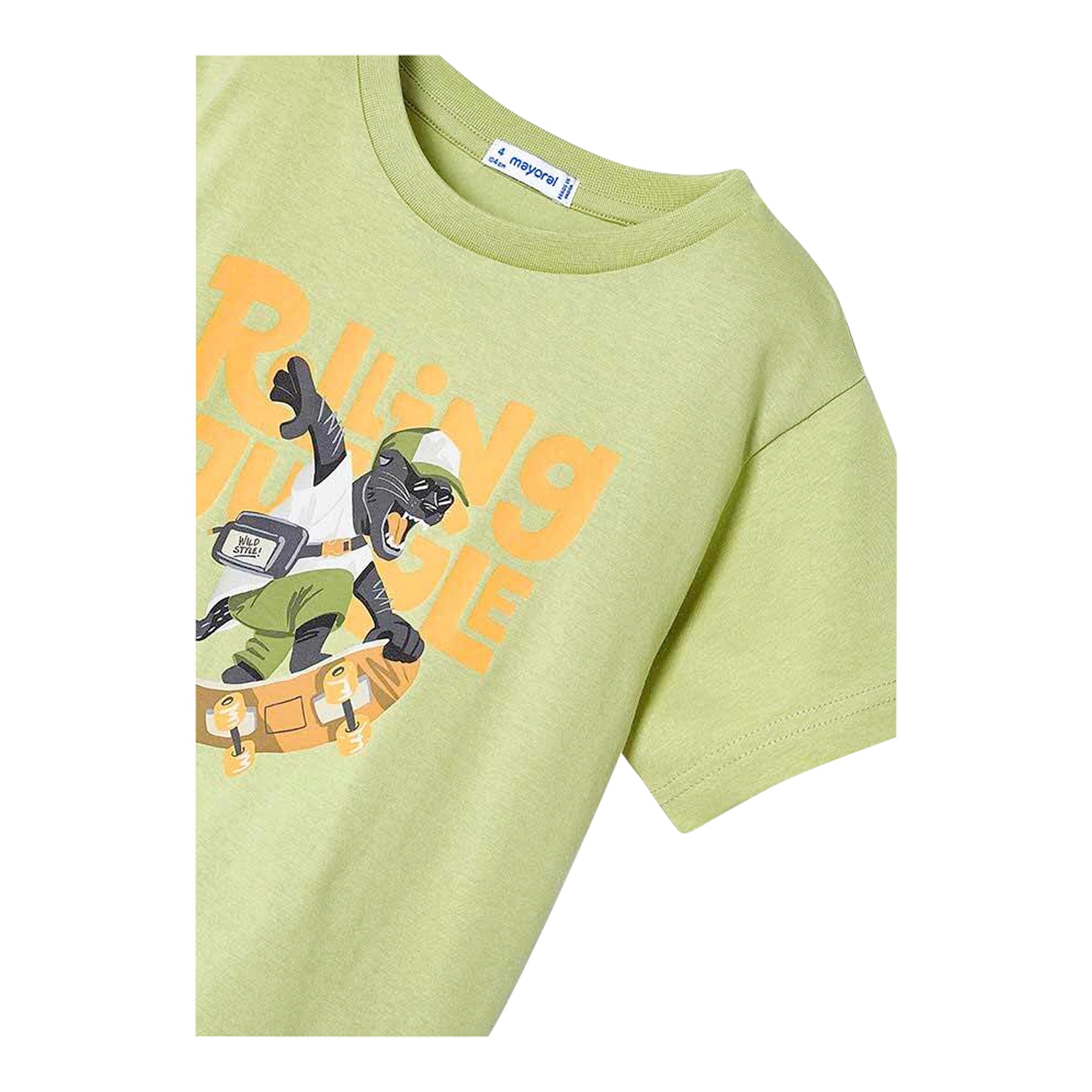 Mayoral T-Shirt Jungle hellgrün