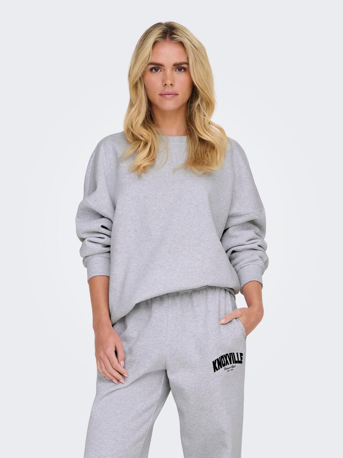 ONLELLIOT Sweatshirt Light Grey Melange