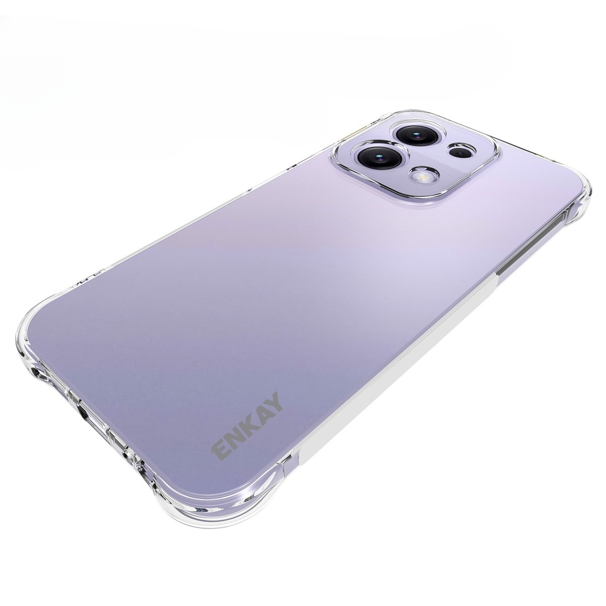Xiaomi Redmi 15C Gummi Hülle Case Slim Design mit Air Cushion Fallschutz - Transparent