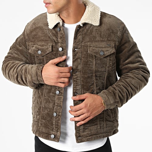 Veste A Col Mouton Louis Life Taupe