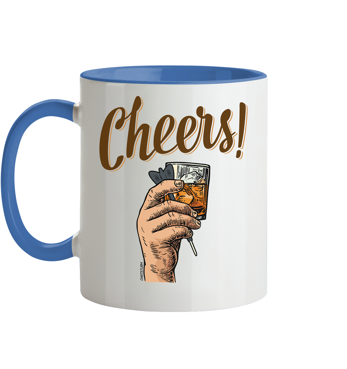 DartSturm - Cheers - Tasse zweifarbig