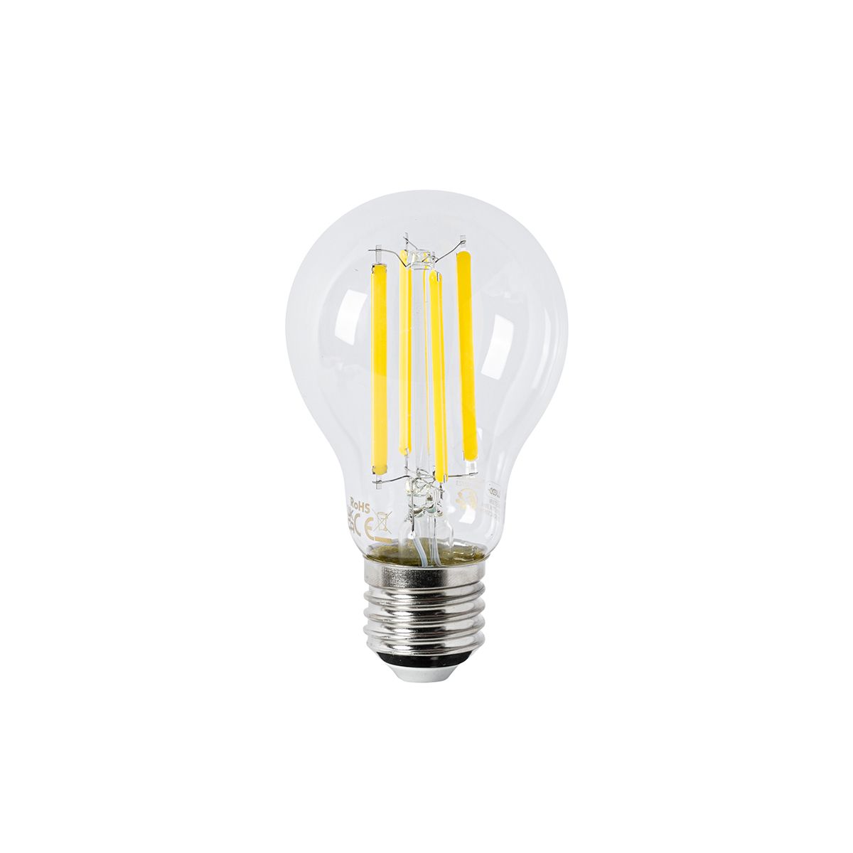 Set van 5 E27 LED lamp A60 helder 3,8W 806 lm 2700K