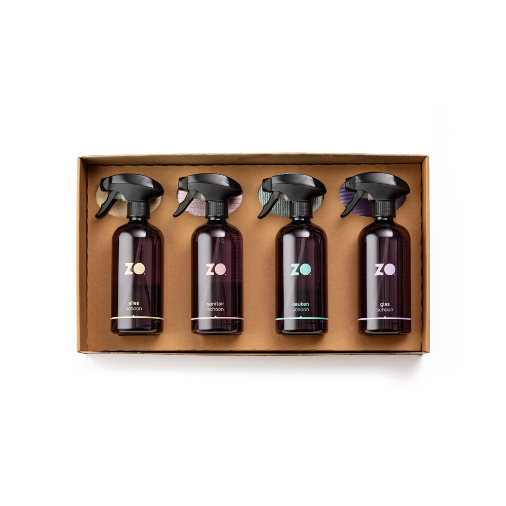 ZO Alles-, Sanitair-, Keuken- en Glasreiniger Probeerset1 set