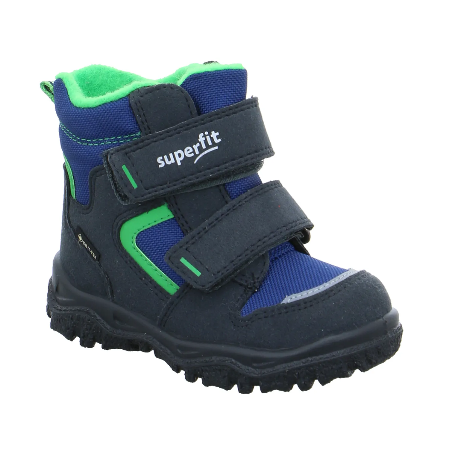 SUPERFIT Kleinkinder-Snowboot  Membran Hellgrau Textil  Baby-Winterstiefel