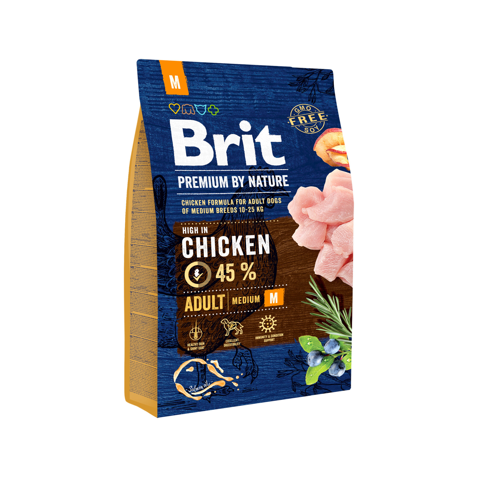 Brit Premium by nature Adult - Middelgrote honden