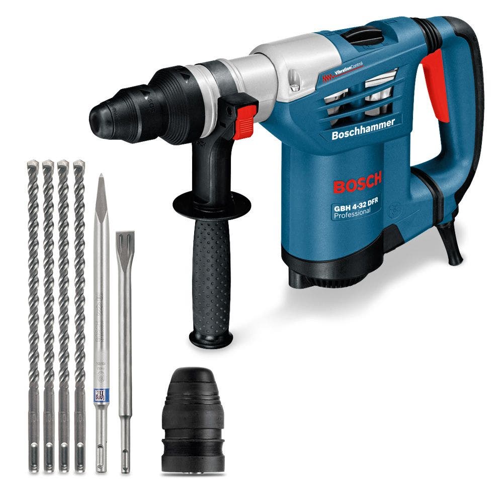 Martelo rotativo SDS+ de 900 W da Bosch com 3 modos de operação 0611332141
