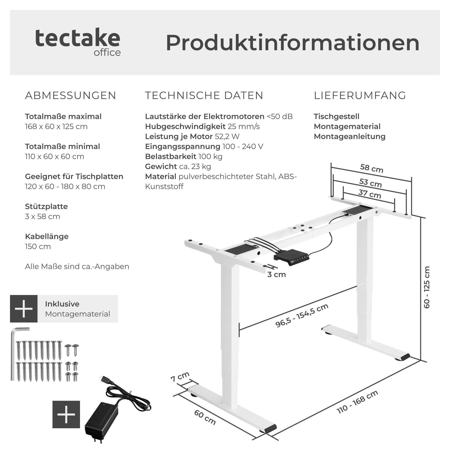 Tischgestell Twain