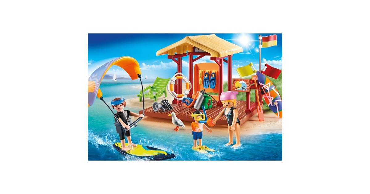 PLAYMOBILFamily Fun - Watersportschool Constructiespeelgoed  (70090)