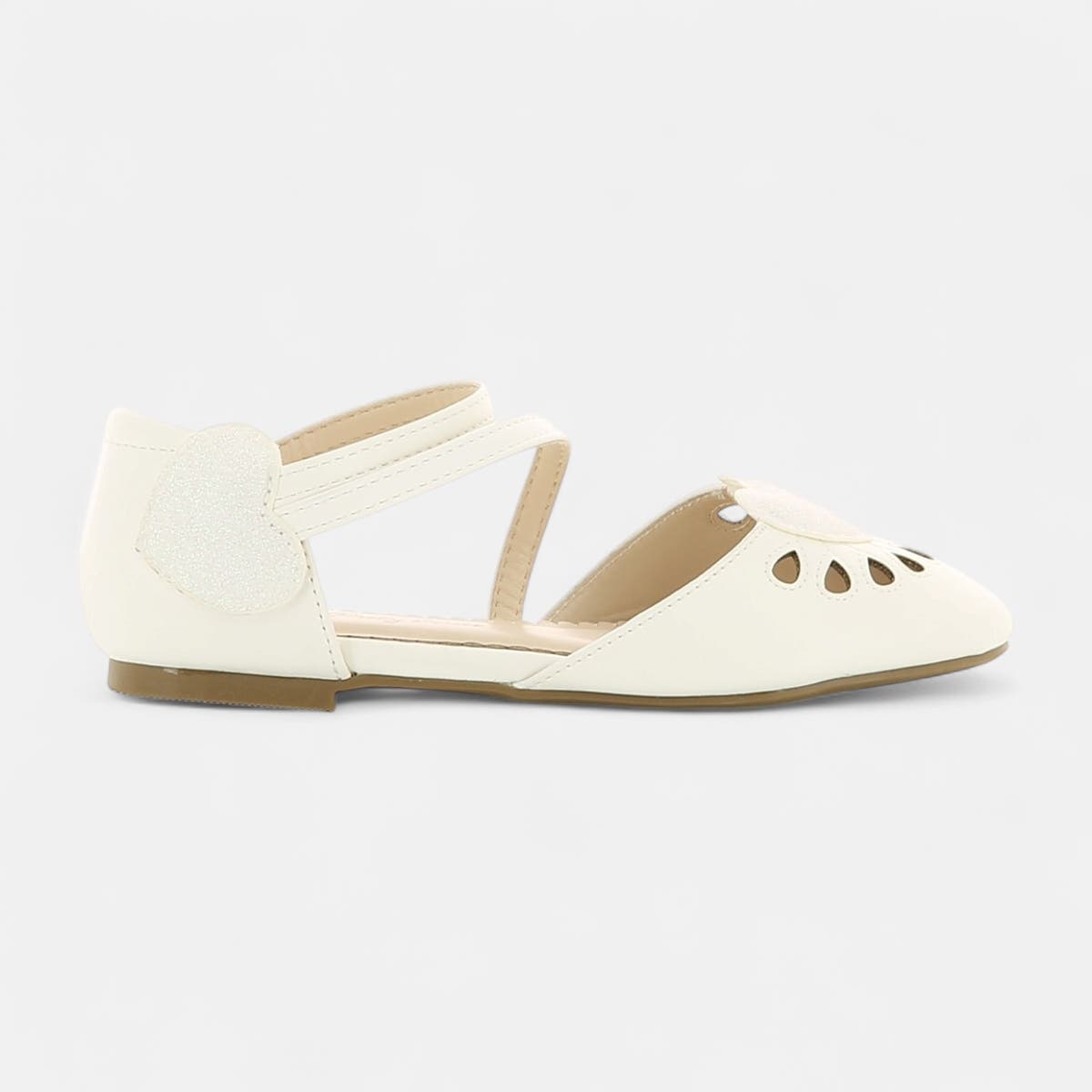 Ballerines Fille blanc
