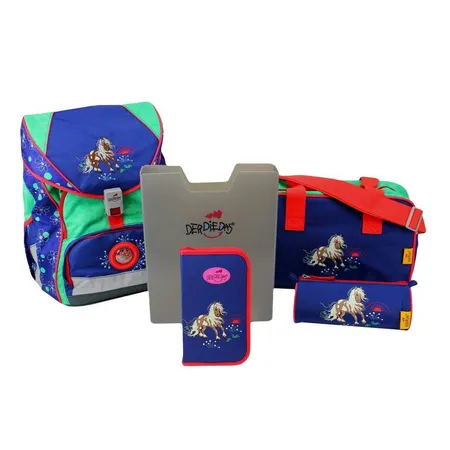 DerDieDas ErgoFlex XL Schulranzenset Happy Pony 5-teilig
