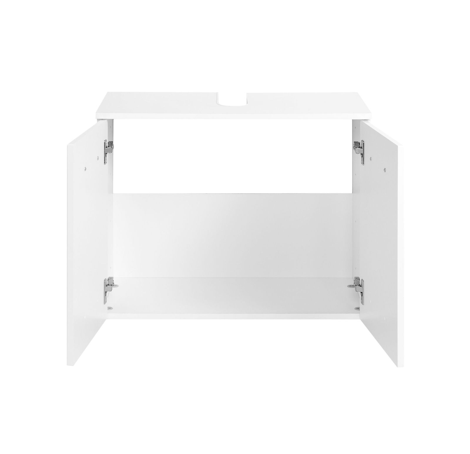 Waschbeckenunterschrank BOLOGNA - weiß Hochglanz - 70 cm